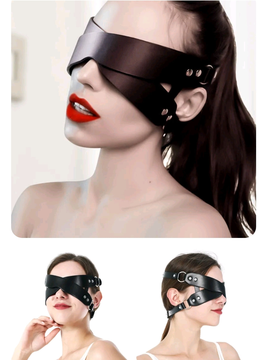 Leather Blindfold
