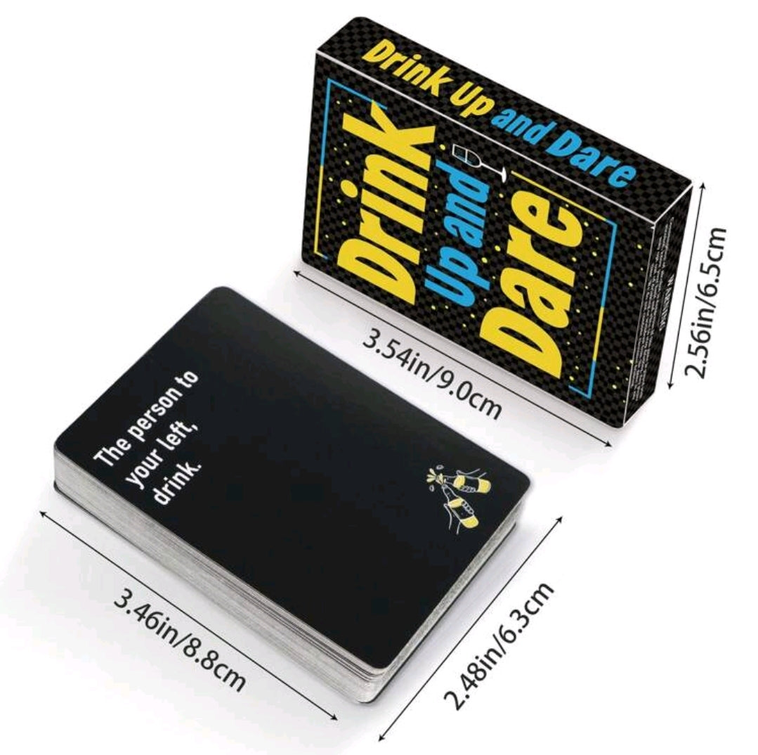 Drink Up and Dare Card Game