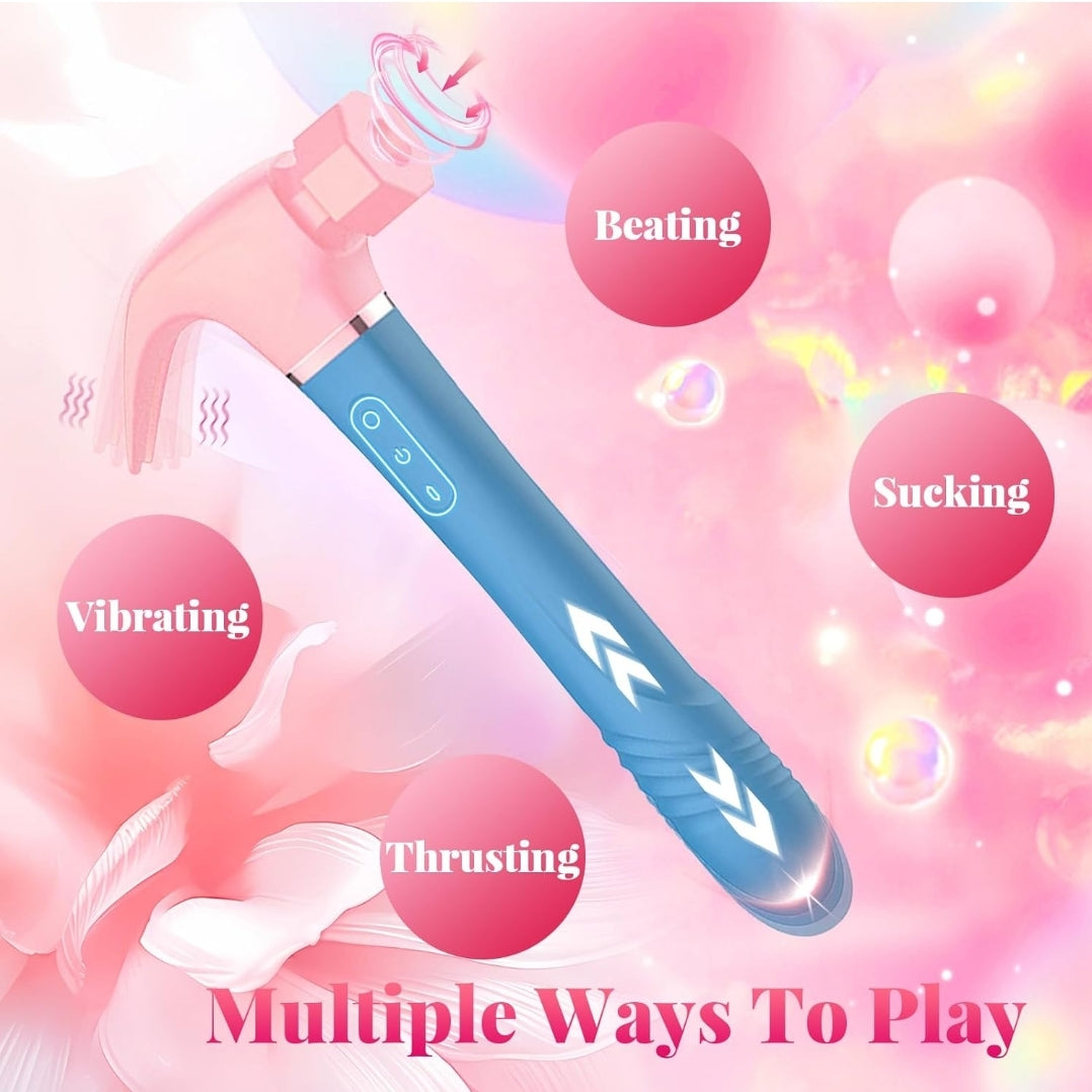 Multiple orgasm. suction.  Vibration teaser