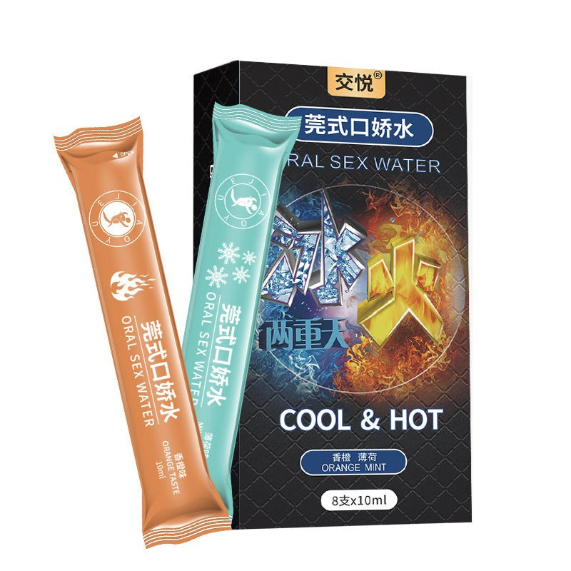 Oral sex enhancer edible
