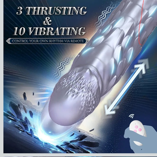 Silver Dagger dildo 10 inches