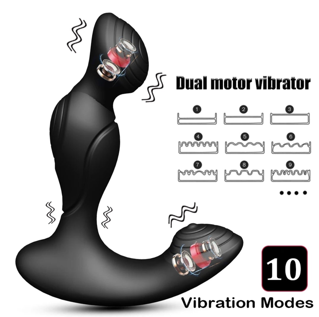 Double Life Vibrating Anal Plug