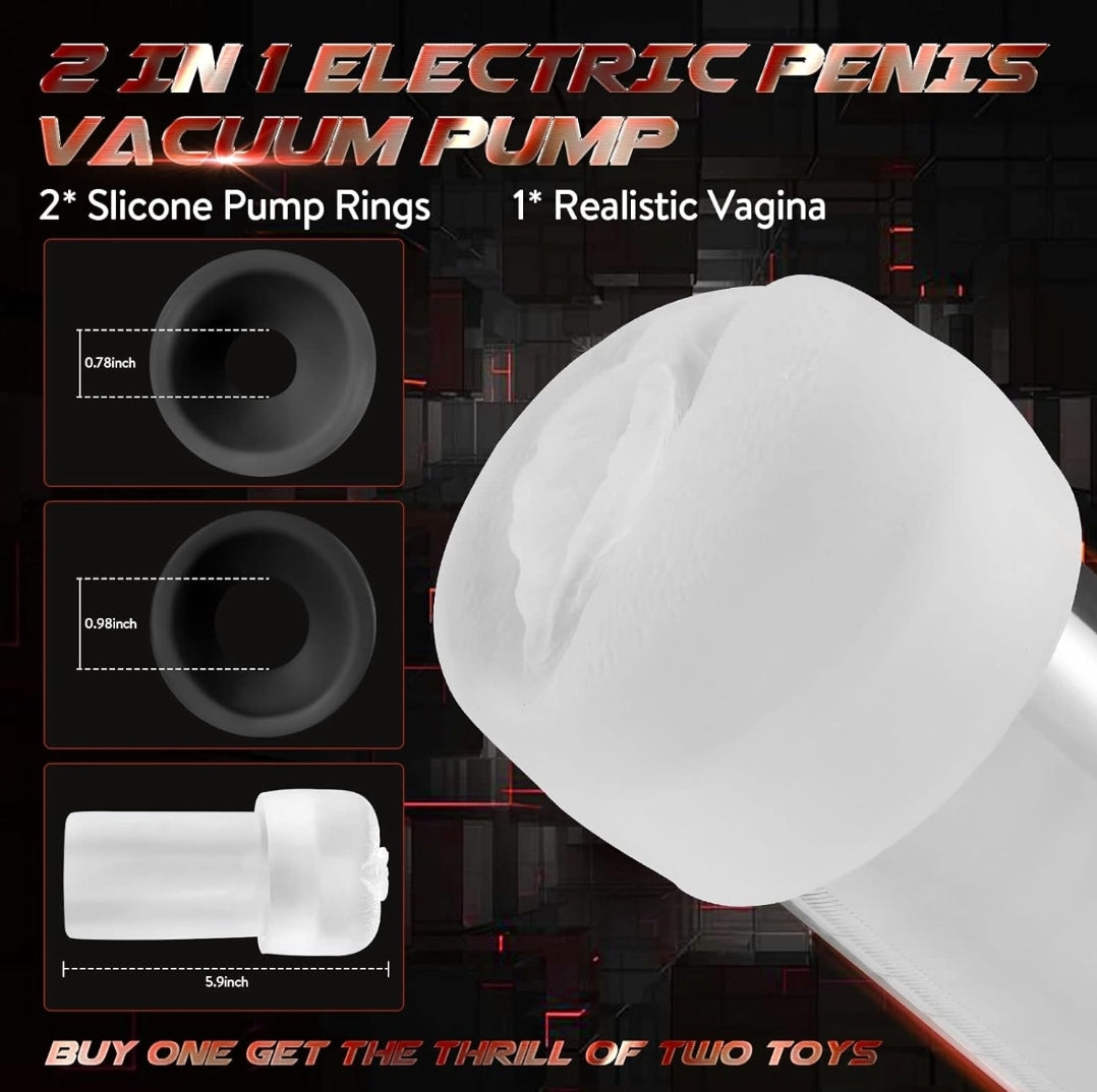 Rechargeable Penis Pump Kit