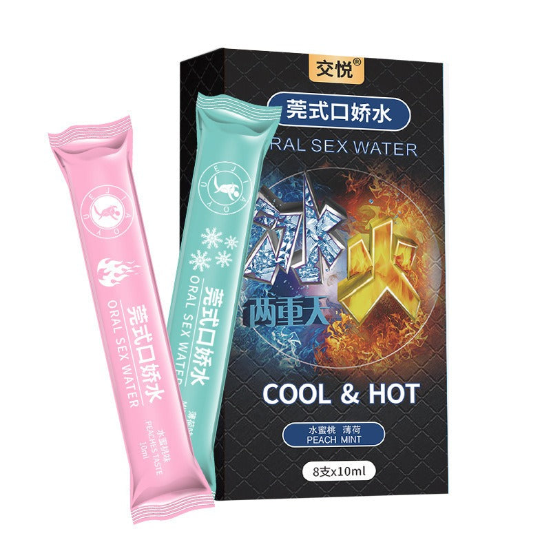 Oral sex enhancer edible