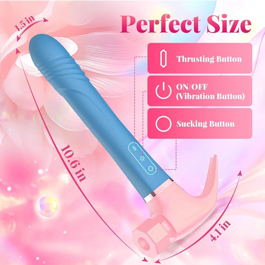 Multiple orgasm. suction.  Vibration teaser