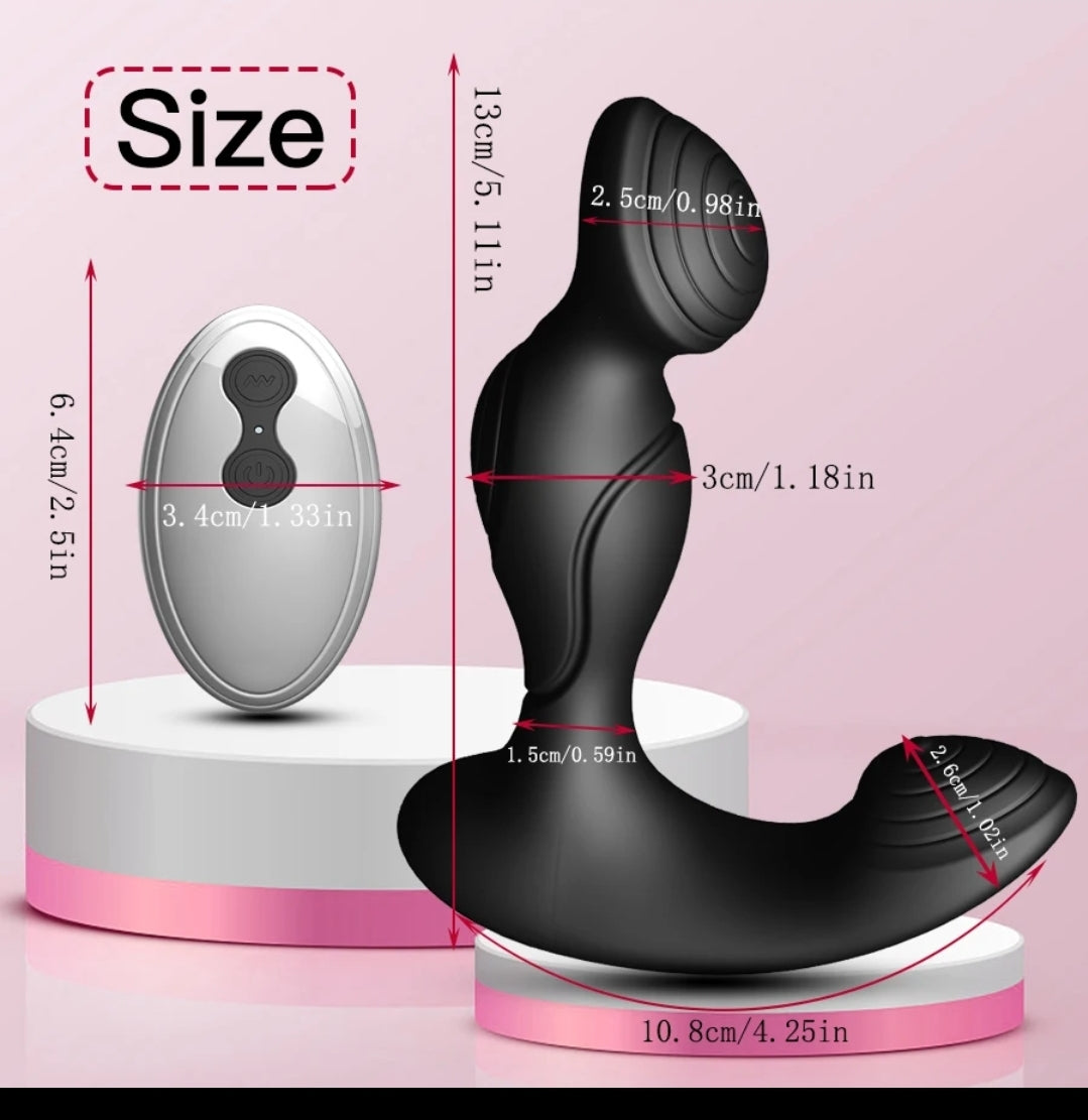 Double Life Vibrating Anal Plug