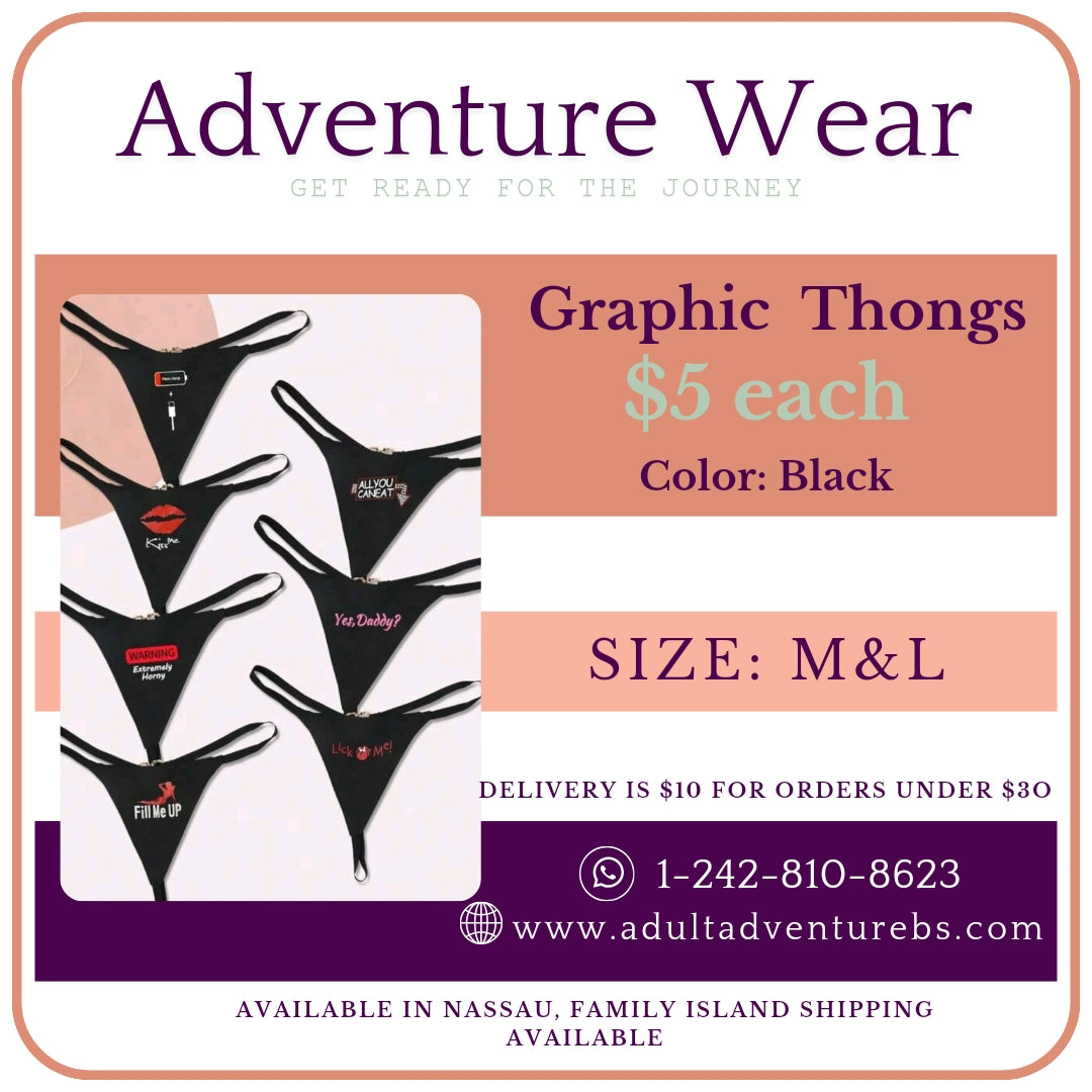 Graphic Thongs