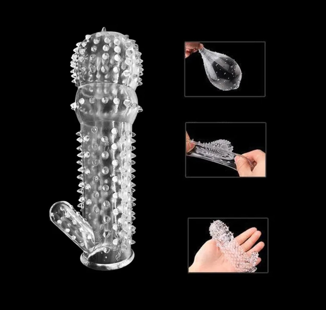 Penis Extender Stimulator sleeve x2