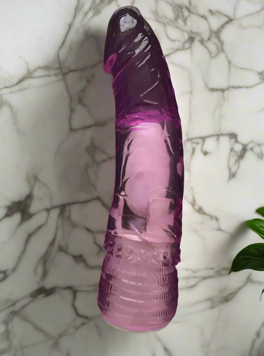 Jelly Bean Vibrating Dildo