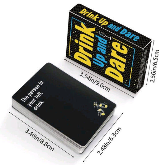 Drink Up and Dare Card Game