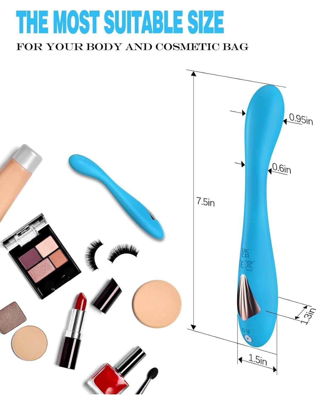 Wand Insertable massaging vibrator