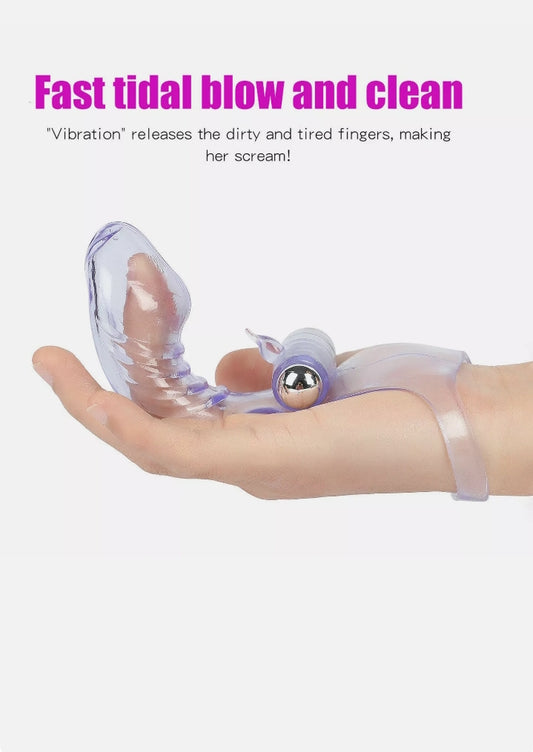 Cum See Finger Vibrator